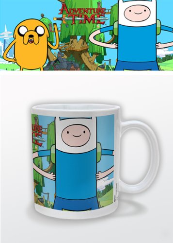 Adventure Time MG22141 - Taza de cerámica, diseño de Jake y Finn - Taza Hora de Aventuras
