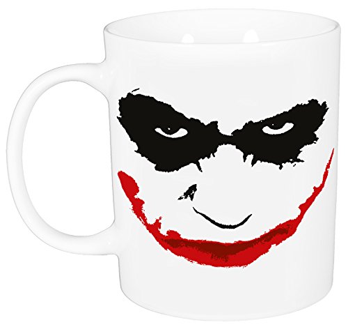 Batman Tasse „Joker“, Porzellan, ca. 320 ml – 0122162 Taza, Porcelana, Blanco, 12 x 7.5 x 9.3000000000000007 cm