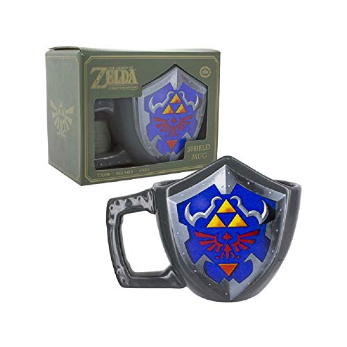 Legend of Zelda - Taza de café 3D, diseño con escudo de Link Hylia Shield
