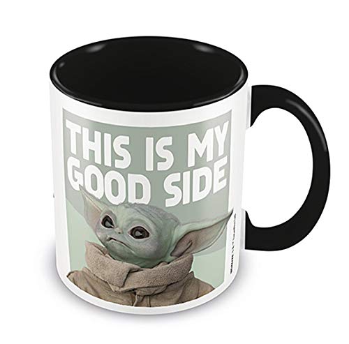 Star Wars: The Mandalorian MGC25850 - Taza de cerámica (315 ml), diseño con texto en inglés