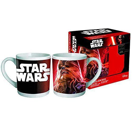 BETA SERVICE Star Wars VII-Chewbacca [330 ml] Taza de café, carbón, 15 x 25 x 12 cm