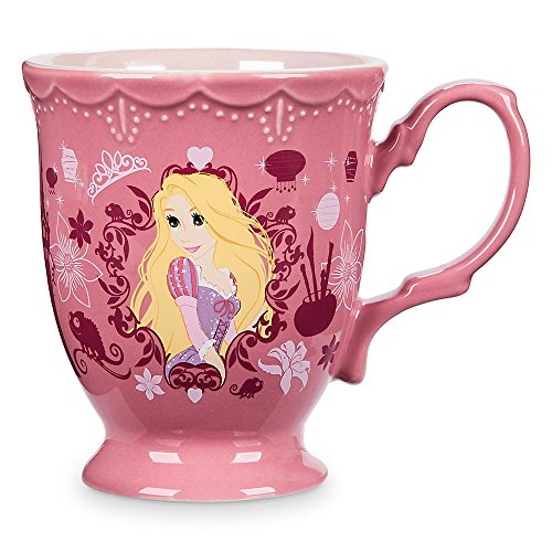 Disney Rapunzel - Taza de princesa con diseño de flores
