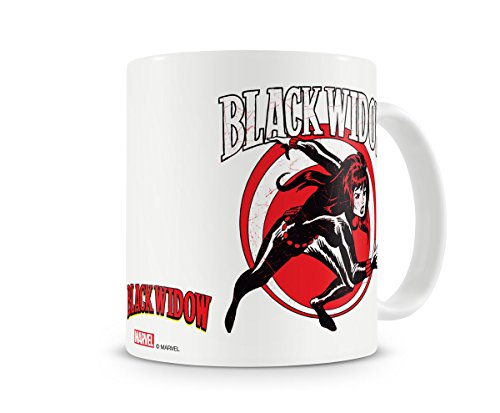 Marvel Oficialmente Licenciado Black Widow Taza cerámica de café