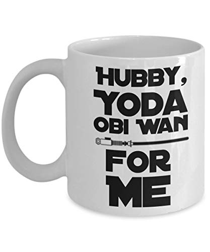 NA Yoda OBI WAN for Me Taza, Regalos del día de San Valentín de Star Wars, Tazas de Star Wars, Taza de Yoda Navidad cumpleaños Divertido
