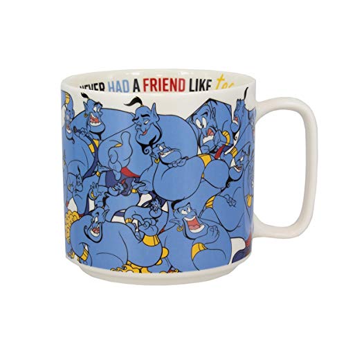 Paladone Aladdin Genie - Taza de café con licencia oficial de Disney, cerámica