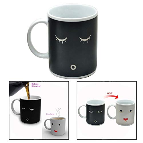 Gearmax® Magic Morning taza té café agua caliente Color cambiando taza de la porcelana