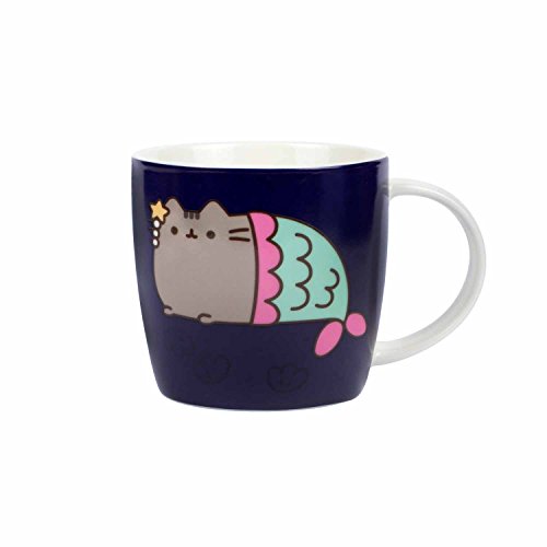 Thumbs Up Pusheen cambia de color taza, cerámica, blanco, 11,5 x 8 x 8,5 cm